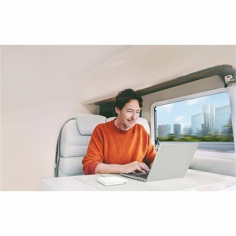 Asus RT-AX57 GO Wi-Fi 6 IEEE 802.11 a/b/g/n/ac/ax Ethernet, Cellular Wireless Router - Thumbnail 4