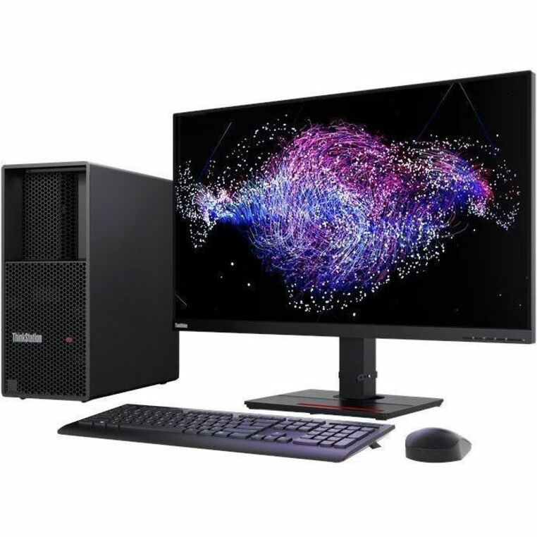 Lenovo ThinkStation P3 30GS006EUS Workstation - 1 Core i7 13th Gen i7-13700 - vPro Technology - 64 GB - 2 TB SSD - Tower - Thumbnail 5