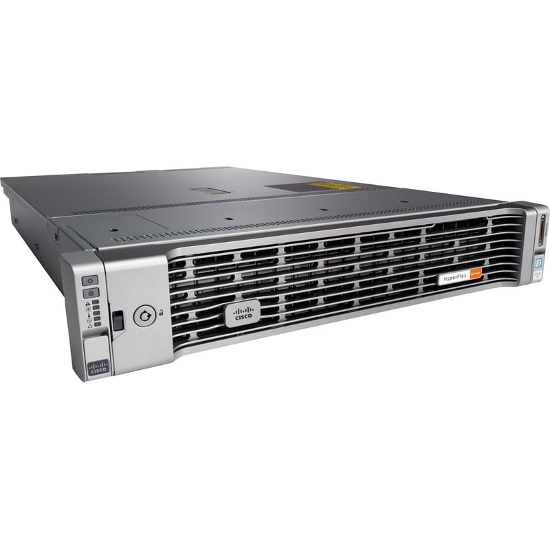 Cisco HyperFlex HX240c M4 2U Rack Server - 2 x Intel Xeon E5-2630 v4 2.20 GHz - 256 GB RAM - 12Gb/s SAS Controller - Thumbnail 1