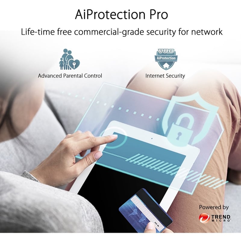 Asus ZenWiFi AC CT8 Wi-Fi 5 IEEE 802.11ac Ethernet Wireless Router - Thumbnail 4