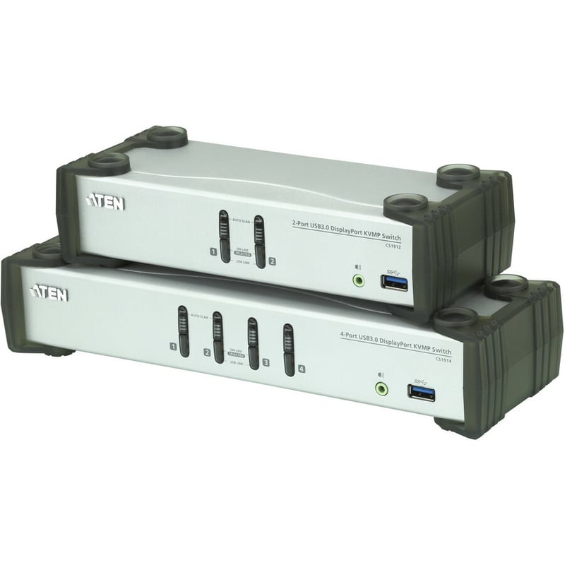 ATEN 4-Port USB 3.0 DisplayPort KVMP Switch-TAA Compliant - Thumbnail 2