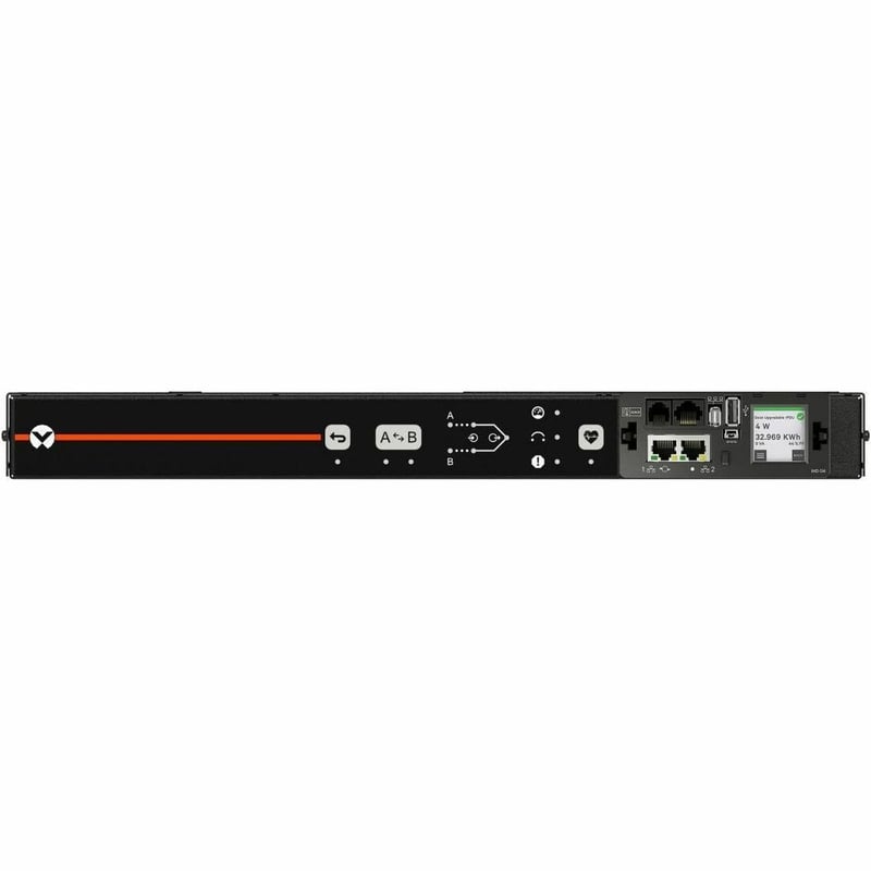 Vertiv Geist rPDU AUS5M1R5-06L137-1C14C14A900-D 6-Outlets PDU - Thumbnail 1