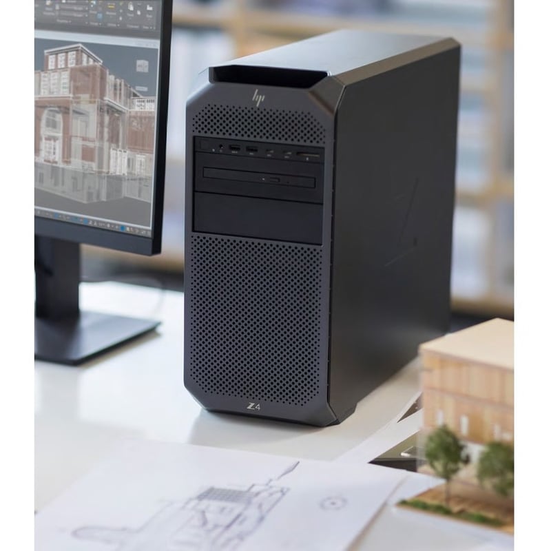 HP Z4 G4 Workstation - 1 x Intel Xeon W-2245 - 128 GB - Mini-tower - Black