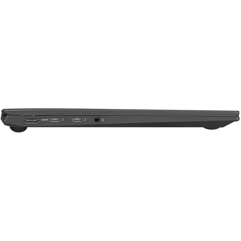 LG gram 14ZT90P-G.AM32U1 14" Thin Client Notebook - WUXGA - 1920 x 1200 - Intel Core i3 11th Gen i3-1115G4 Dual-core (2 Core) 3 GHz - 8 GB Total RAM - 256 GB SSD - Black - Thumbnail 2
