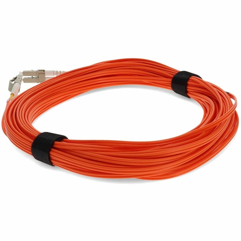 AddOn 25m LC (Male) to LC (Male) Orange OM1 Duplex Fiber OFNR (Riser-Rated) Patch Cable - Thumbnail 3
