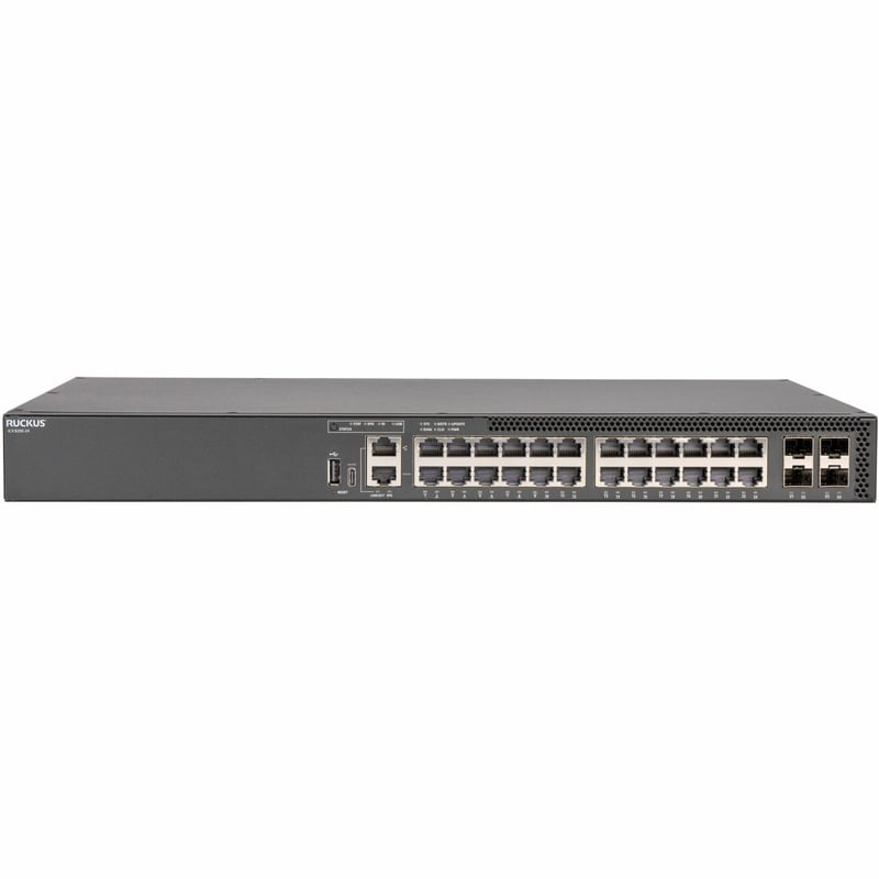 24 X 10/100/1000MBPS AND 4 X 1/10/25GBE SFP28 - Thumbnail 1