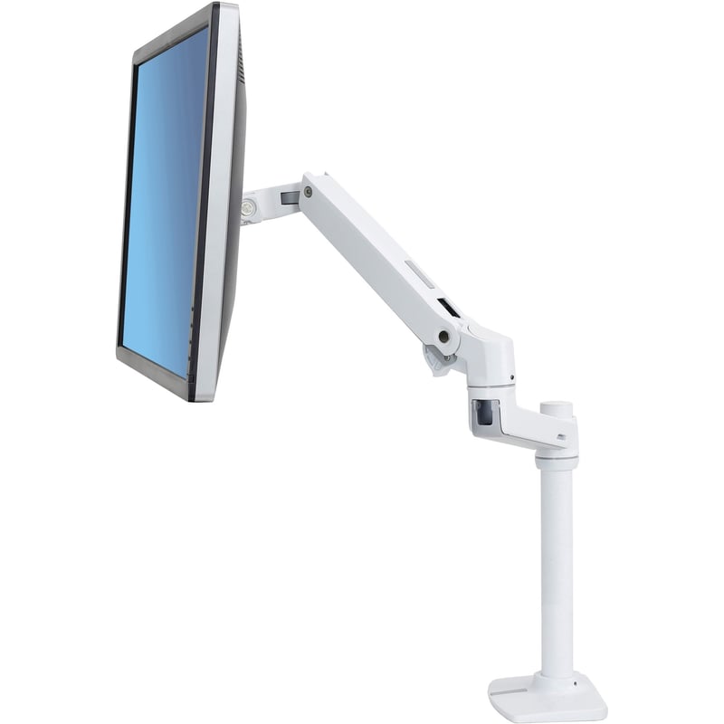 Ergotron Mounting Arm for Monitor - White - Thumbnail 1