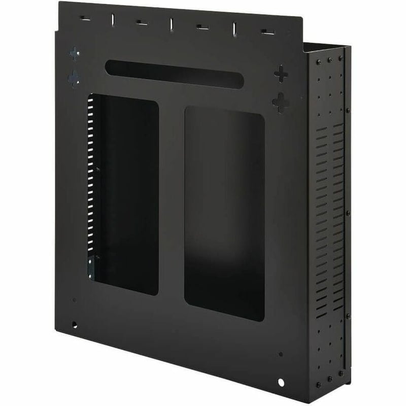 Tripp Lite by Eaton SmartRack 2U Low-Profile Vertical-Mount Vented Wall-Mount Mini Rack Enclosure, Black - Thumbnail 5