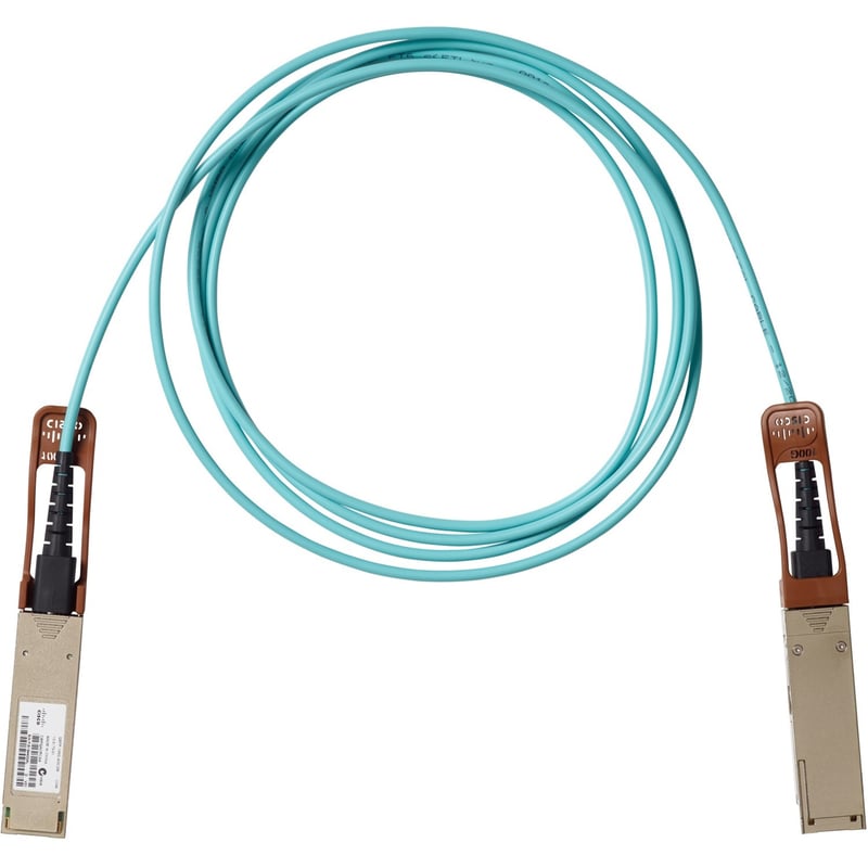 Cisco 100GBase QSFP Active Optical Cable, 5-meter