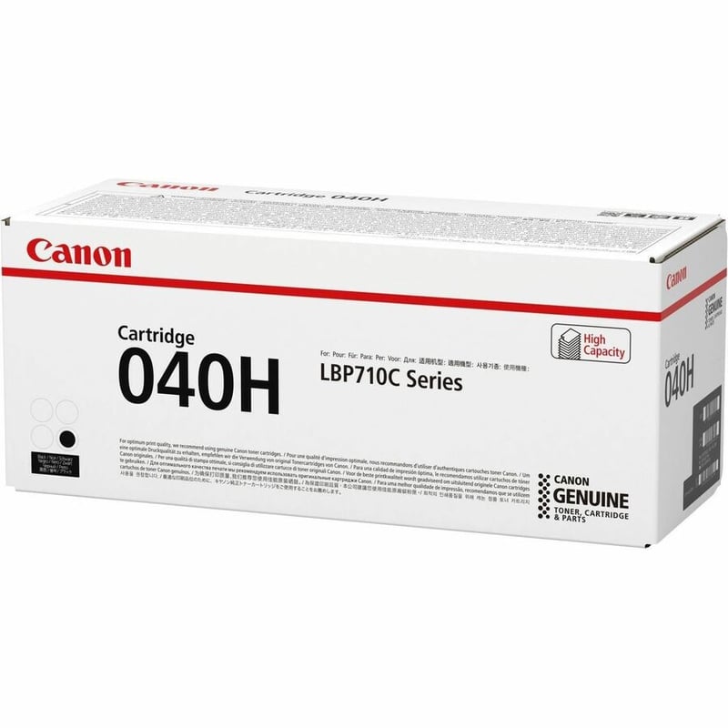 Canon CRG-040HBLK Original High Yield Laser Toner Cartridge - Black Pack - Thumbnail 5