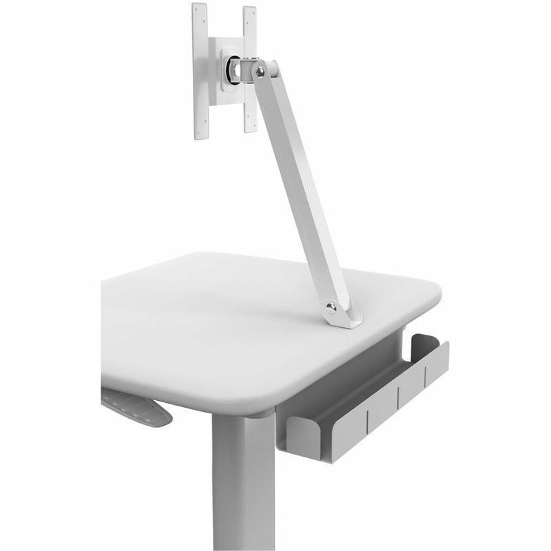 CTA Digital Height-Adjustable Rolling Medical Workstation Cart with VESA Plate - Thumbnail 3