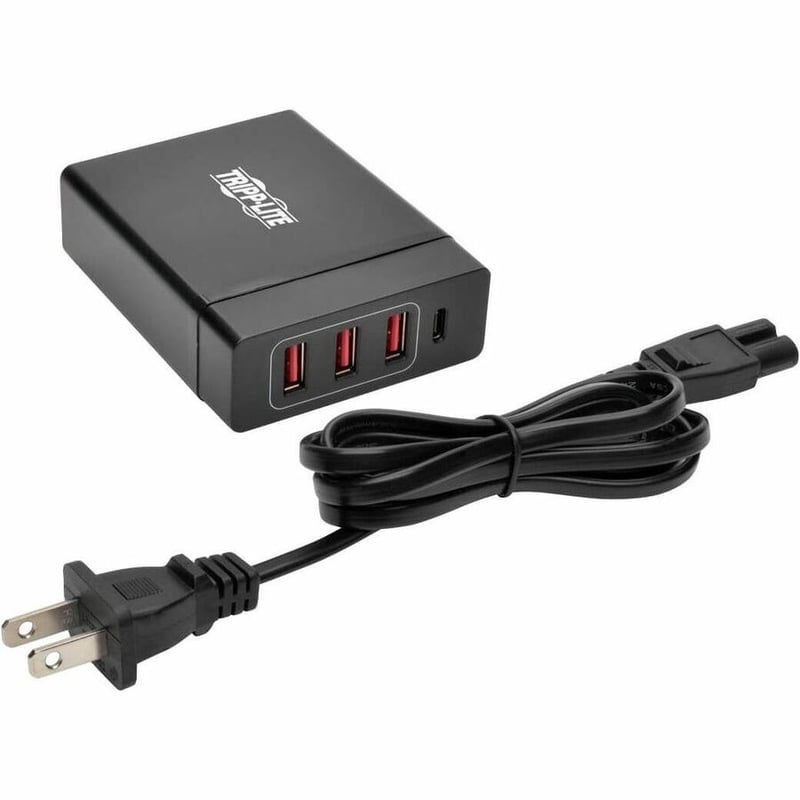Eaton Tripp Lite Series 4-Port USB Charging Station - 60W USB-C PD Port, 3x USB-A Auto-Sensing Ports - Thumbnail 4