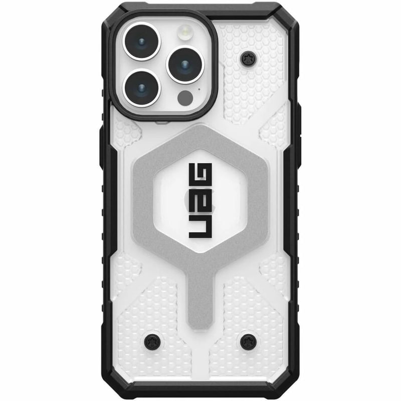 Urban Armor Gear Pathfinder Clear iPhone 15 Pro Max Case - Ice - Thumbnail 2