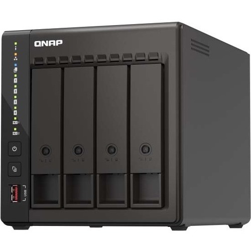 QNAP Turbo NAS TS-453E-8G SAN/NAS Storage System - Thumbnail 1