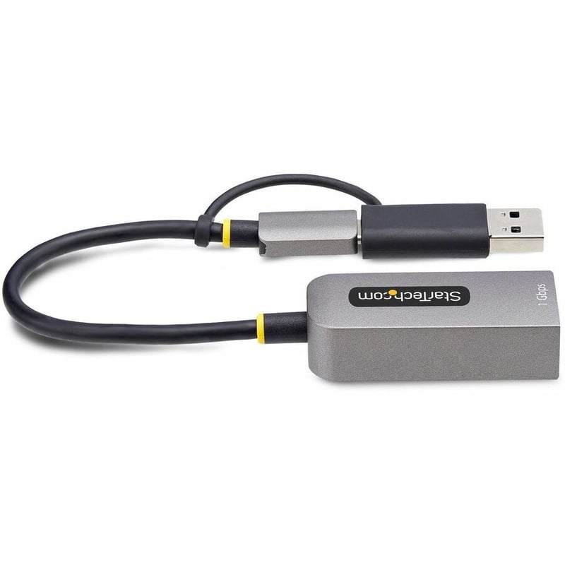 USB-C TO ETHERNET ADAPTER WITH USB-A DONGLE 6IN 15CM CABLE - Thumbnail 5