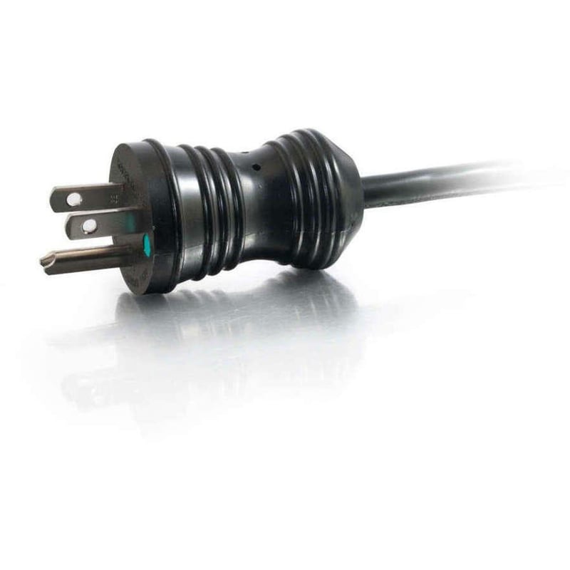8FT 18AWG HSP PC COILED 5-15P-C13 BK TAA - Thumbnail 4