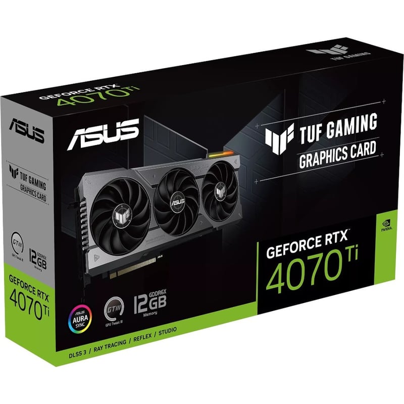 TUF NVIDIA GeForce RTX 4070 Ti Graphic Card - 12 GB GDDR6X - Thumbnail 4