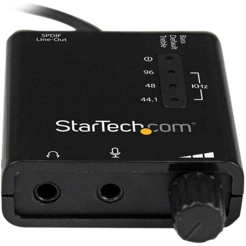 StarTech.com USB Stereo Audio Adapter External Sound Card with SPDIF Digital Audio - Thumbnail 3