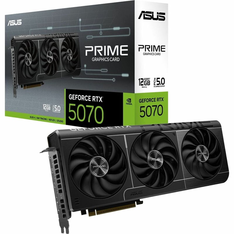 THE SFF-READY ASUS PRIME GE GEFORCE RTX 5070 12GB GDDR7 - Thumbnail 3