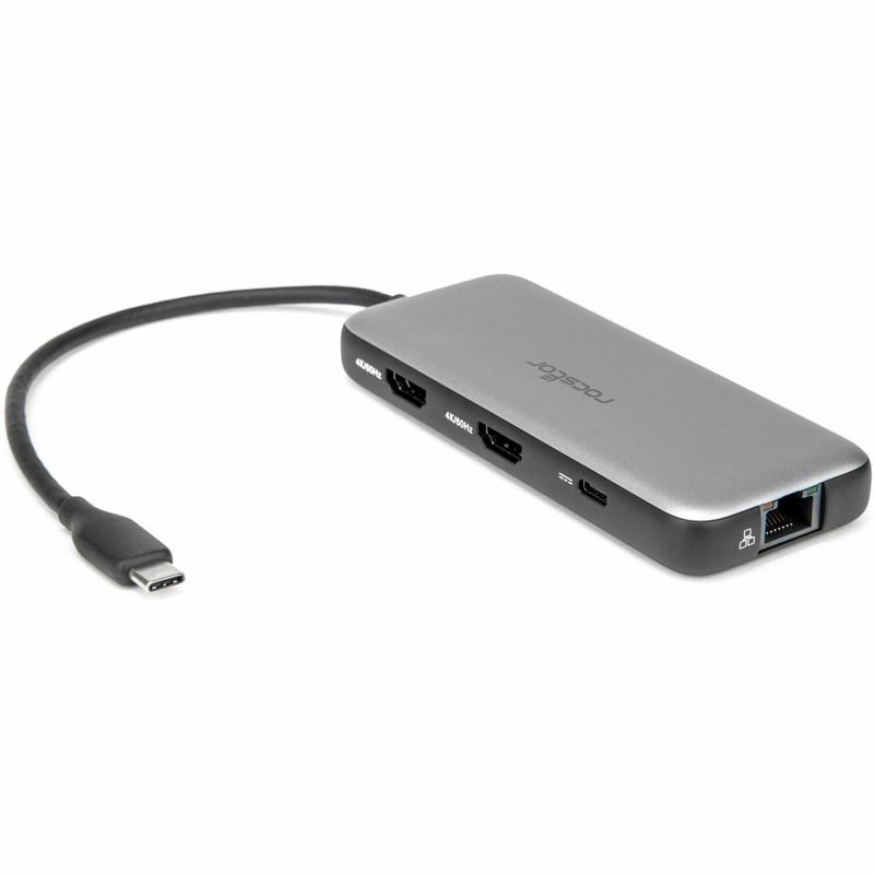 PORTABLE DOCK USB-C 8-IN-1 DUAL MULTIPORT DOCK - Thumbnail 1