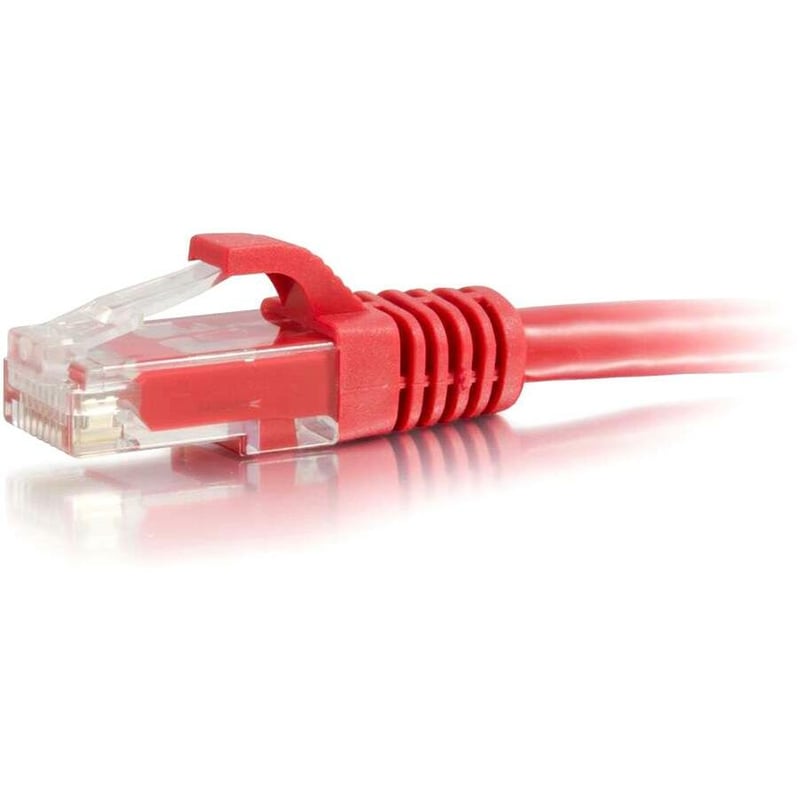 C2G 5ft Cat6 Ethernet Cable - Snagless Unshielded (UTP) - Red - Thumbnail 1