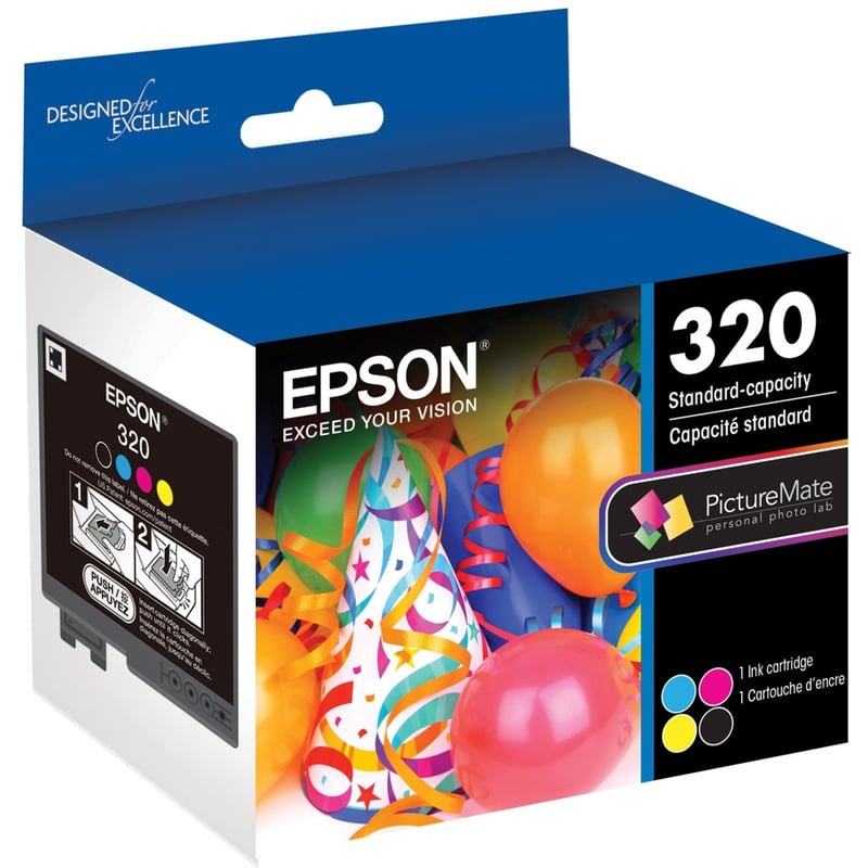Epson Original Standard Yield Inkjet Ink Cartridge - Cyan, Magenta, Yellow, Black - 4 / Pack - Thumbnail 1