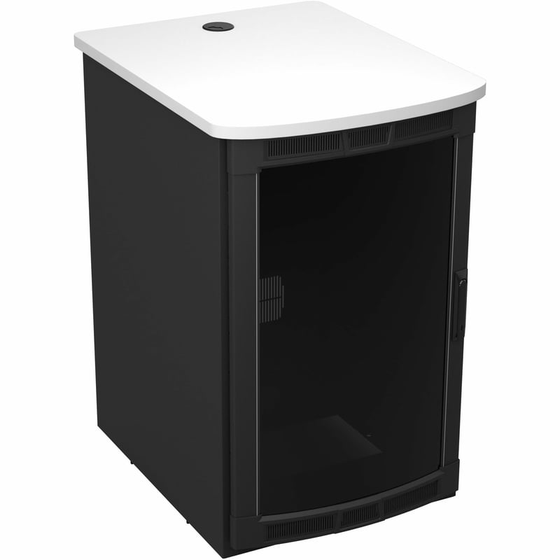 Middle Atlantic BGR-25SA27MDK-D8 Rolling Presentation Rack with Designer White Top