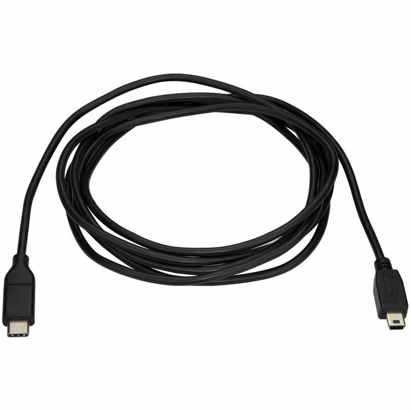 StarTech.com 2m 6 ft USB C to Mini USB Cable - M/M - USB 2.0 - USB C to USB Mini - USB Type C to Mini USB - Mini USB to USB C Cable - Thumbnail 3