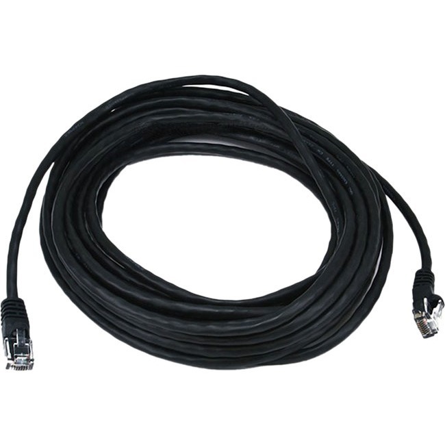 CAT5E 24AWG UTP ETHERNET NETWORK PATCH CABLE_ 25FT BLACK - Thumbnail 1