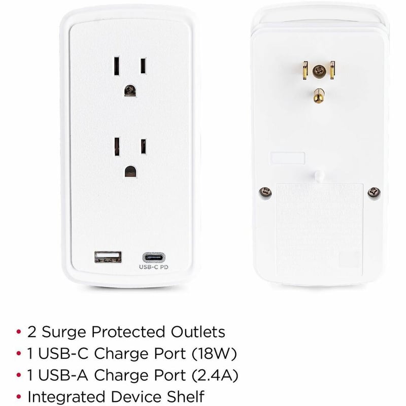 CyberPower Professional P2WUCHD 2-Outlet Surge Suppressor/Protector - Thumbnail 2