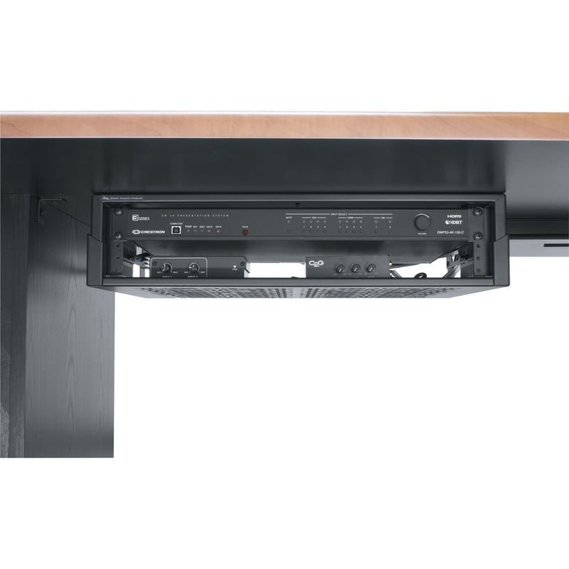 Middle Atlantic UTB-HR-A2-14 Mounting Box for Network Equipment, A/V Equipment, HDMI Switcher, Video Switcher - Black Powder Coat - Thumbnail 5