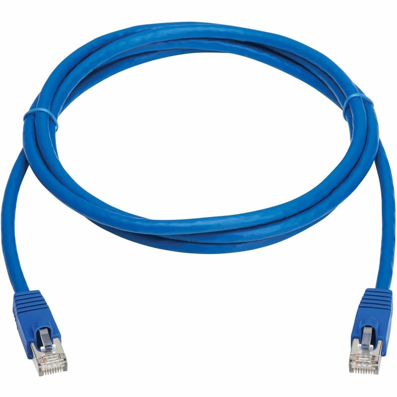 Eaton Tripp Lite Series Cat8 40G Snagless SSTP Ethernet Cable (RJ45 M/M), PoE, Blue, 5 ft. (1.5 m) - Thumbnail 1
