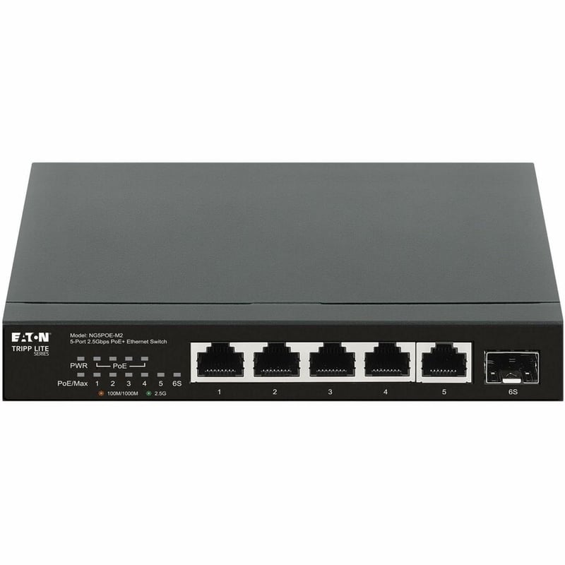 DESKTOP GIGABIT ETHERNET SWITCH UNMANAGED POE+ 5-PORT 2.5 GBPS 70W - Thumbnail 3