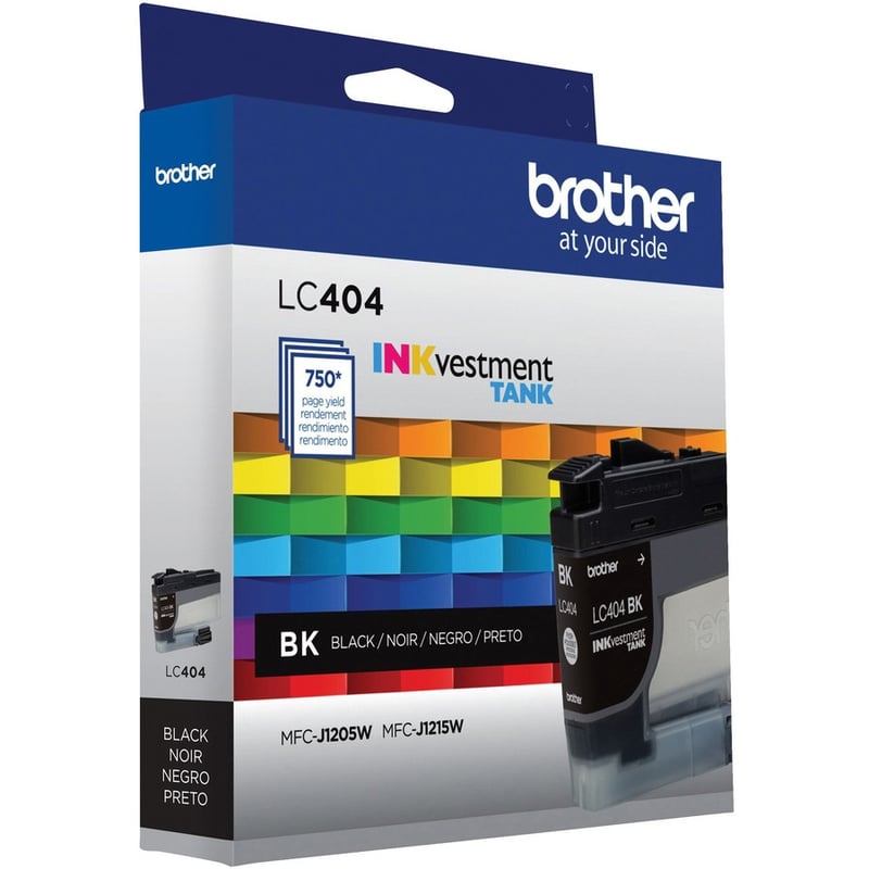 Brother INKvestment LC404BK Original Standard Yield Inkjet Ink Cartridge - Single Pack - Black - 1 Each - Thumbnail 2