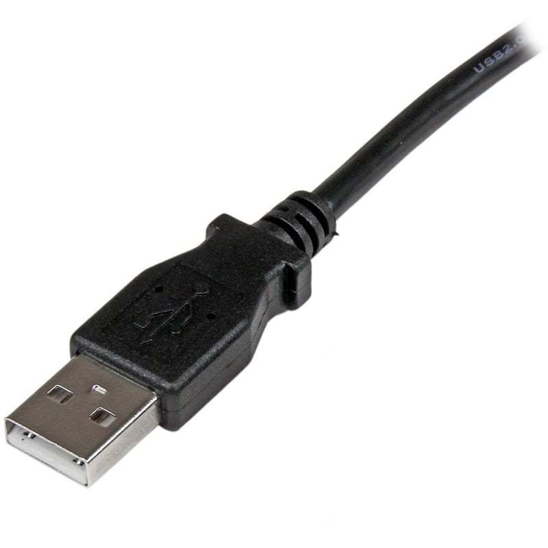 StarTech.com 2m USB 2.0 A to Left Angle B Cable - M/M - Thumbnail 2
