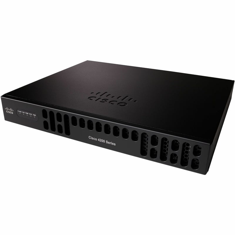 CISCO ISR 4221 (2GE,2NIM,8G FLASH,8G DRAM,IPB)REMANUFACTURED - Thumbnail 1
