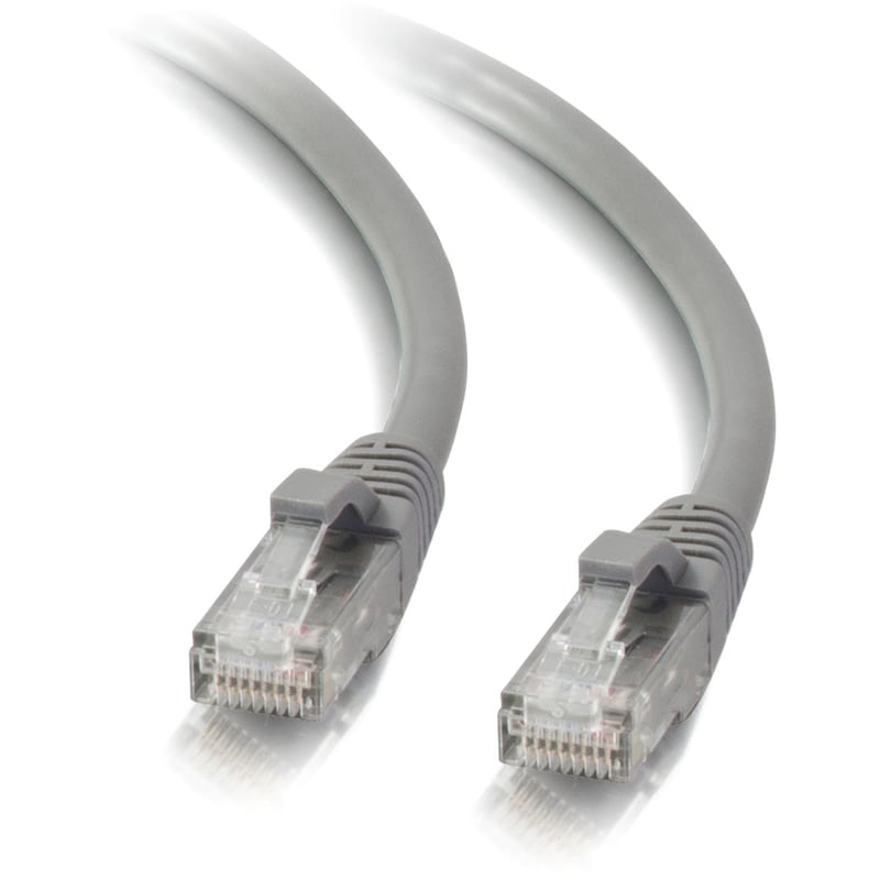 C2G 4ft Cat5e Snagless Unshielded (UTP) Network Patch Ethernet Cable-Gray - Thumbnail 3