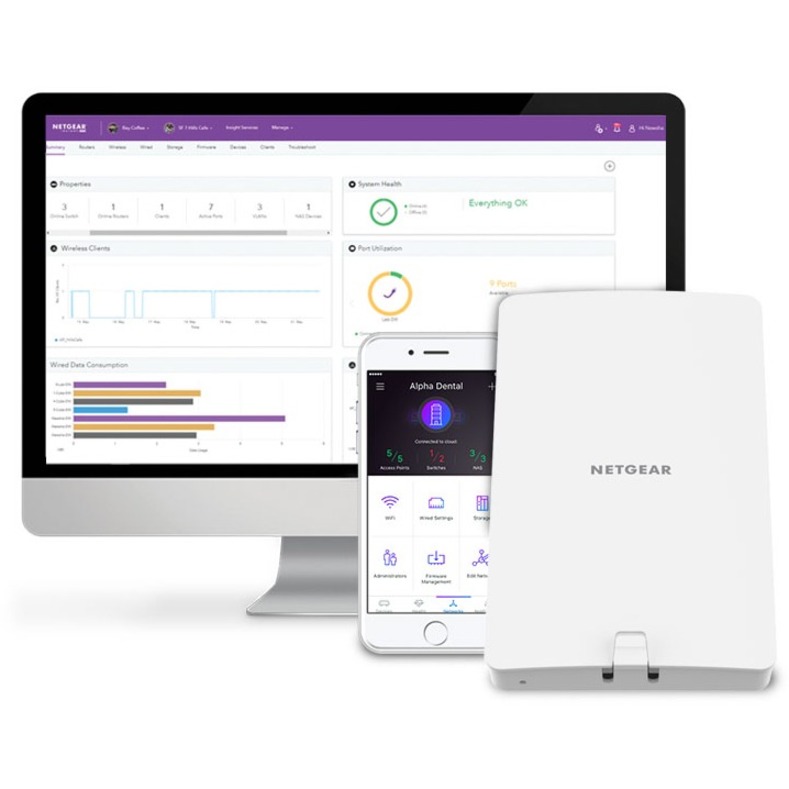Netgear WAX610Y IEEE 802.11 a/b/g/n/ac/ax/i 1.80 Gbit/s Wireless Access Point - Outdoor - Thumbnail 5