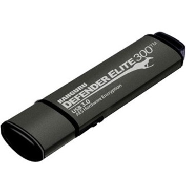 Kanguru Defender Elite300 FIPS 140-2 Certified, AES XTS 256-Bit Hardware Encrypted USB 3 Secure Flash Drive with Physical Write Protect Switch, 128G - Thumbnail 2