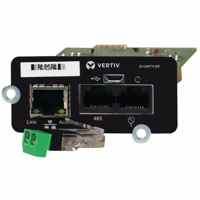 Vertiv Liebert IntelliSlot Unity-DP-Network Card - Remote Monitoring|Dual Protocol - Thumbnail 4