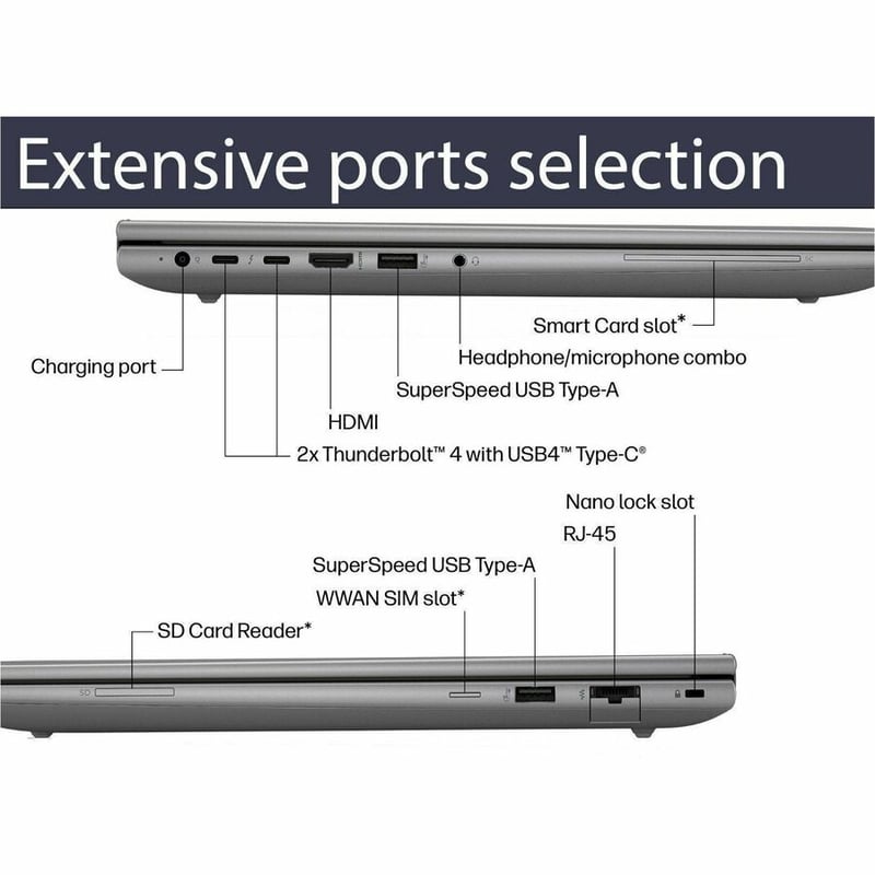 HP ZBOOK POWER G11 U9-185H 16 64GB/512 PC - Thumbnail 5