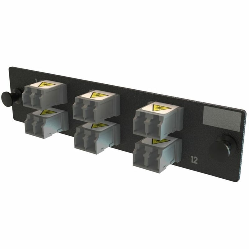 ADPT PANEL OFP 6 KEYED LC DX 12F GRAY MOQ 1