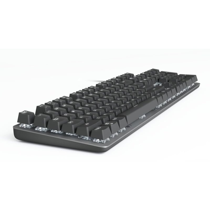 Logitech K845ch Mechanical Illuminated Corded Aluminum Keyboard (Cherry Red) - Brown Box - Thumbnail 2