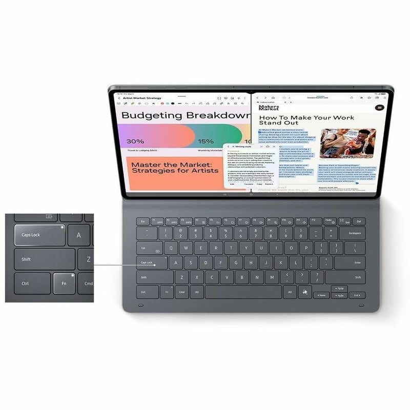 TAB S11 ULTRA BOOK COVER KEYBOARD SLIM BLACK - Thumbnail 2