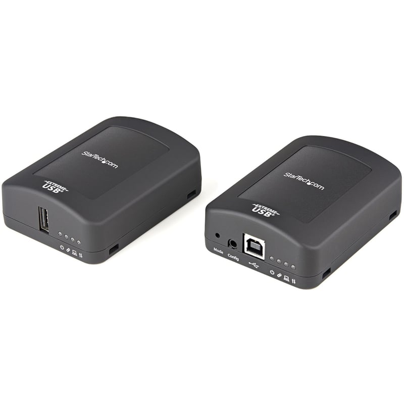 StarTech.com USB 2.0 Extender over Cat5e or Cat6 RJ45 Cable - 330ft/100m USB Extender Adapter Kit w/ ESD - Locally or Remotely Powered - Thumbnail 1