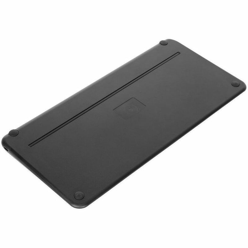 Multi-Device Bluetooth Antimicrobial Keyboard with Tablet/Phone Cradle - Thumbnail 3