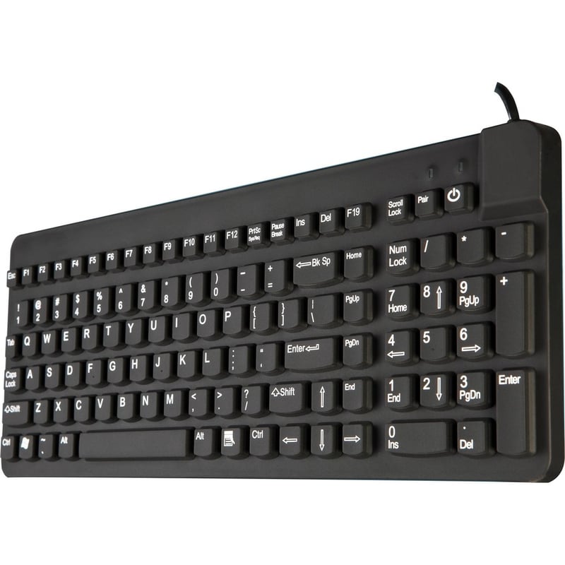 Man & Machine Premium Full Size Waterproof Disinfectable Keyboard - Thumbnail 3