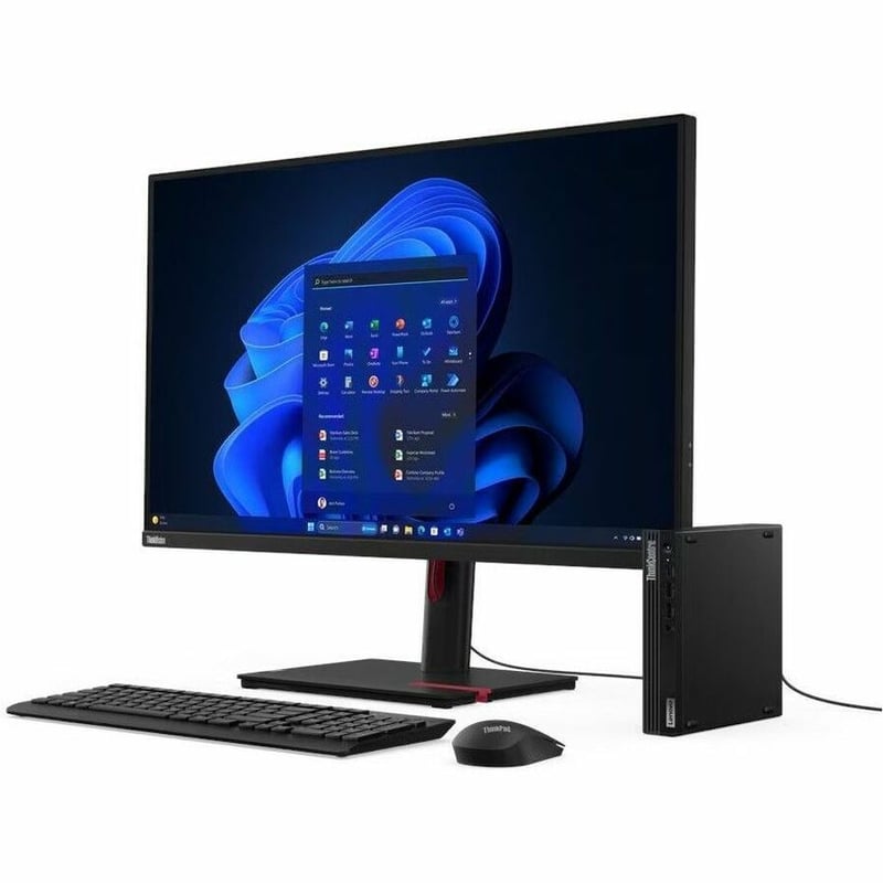 THINKCENTRE M70Q G5 I3-14100T P-CORES 2.7G 16GB 512GB SSD W11P - Thumbnail 3