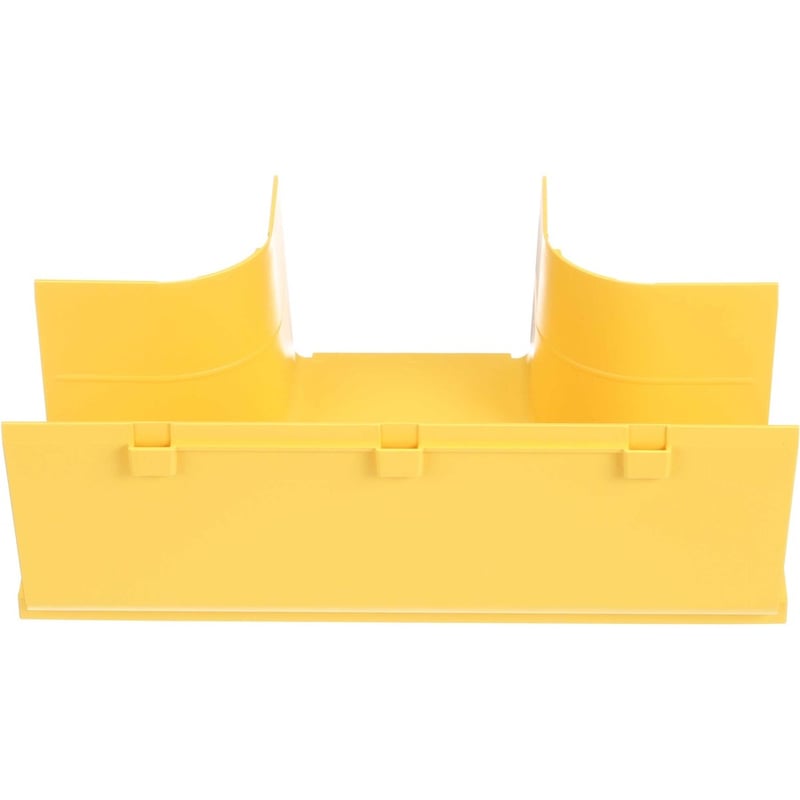 Panduit FiberRunner® Horizontal Tee, 90°, 4x4, Yellow - Thumbnail 4