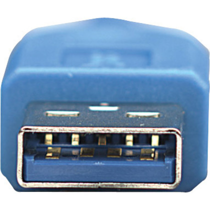 SUPERSPEED USB EXTENSION CABLE A MALE / A FEMALE, 2 M, BLUE - Thumbnail 4
